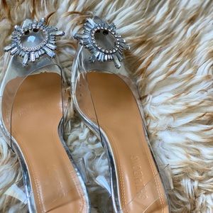 Clear heels. Brand new